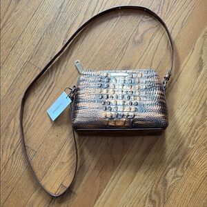 NWT Brahmin Mini Sydney Tigers Eye Melbourne Crossbody Bag